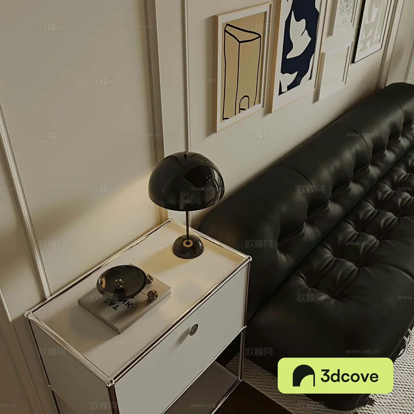 Modern side cabinet corner cabinet sofa side cabinet