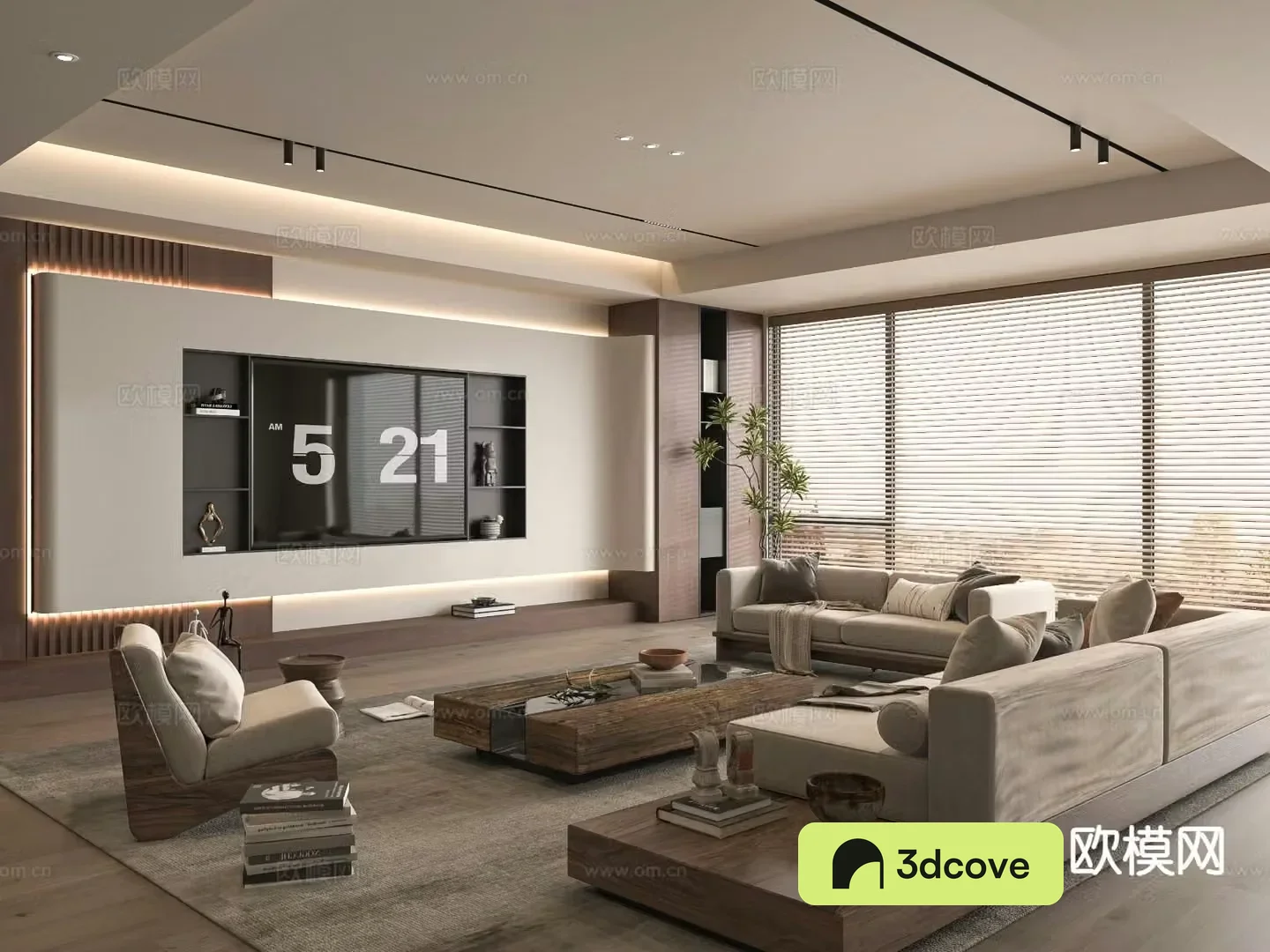 Wabi-sabi living room