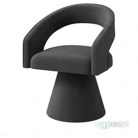 Black Modern Chair 3D Model – 13180 – CORONA Render
