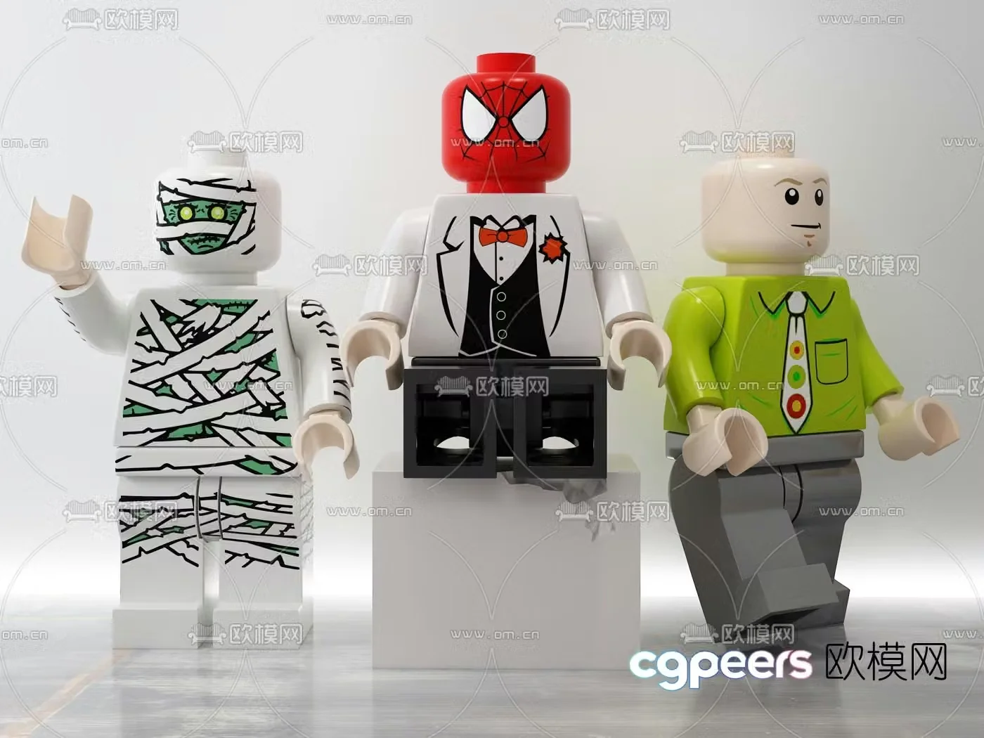 Modern cartoon toy 3d model