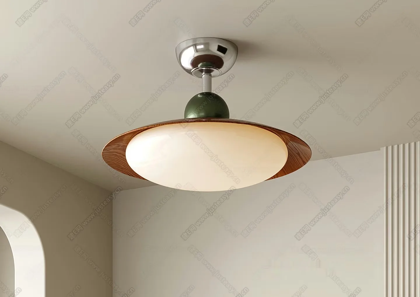 Modern Light Fixture 3D Model – 1486 – VRAY Render