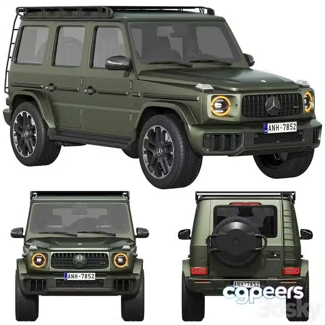 3ds Max Free – Mercedes-Benz G63 AMG 2025 Offroad Package PRO
