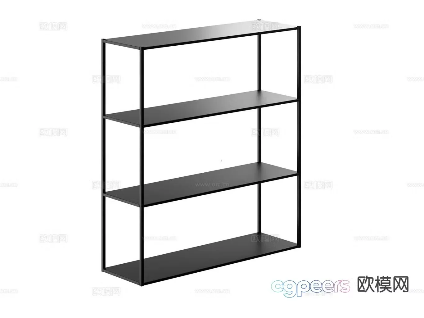 Decorative rack display rack 3d model