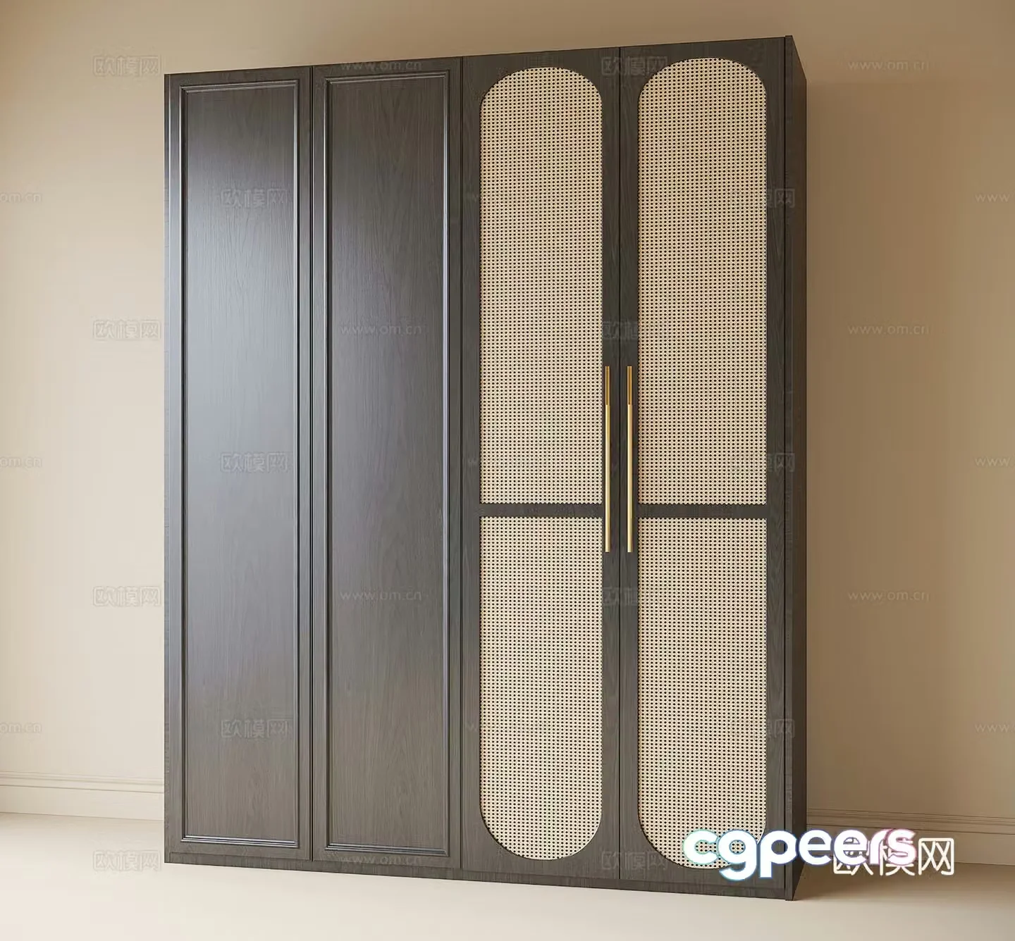 French wardrobe 3d model