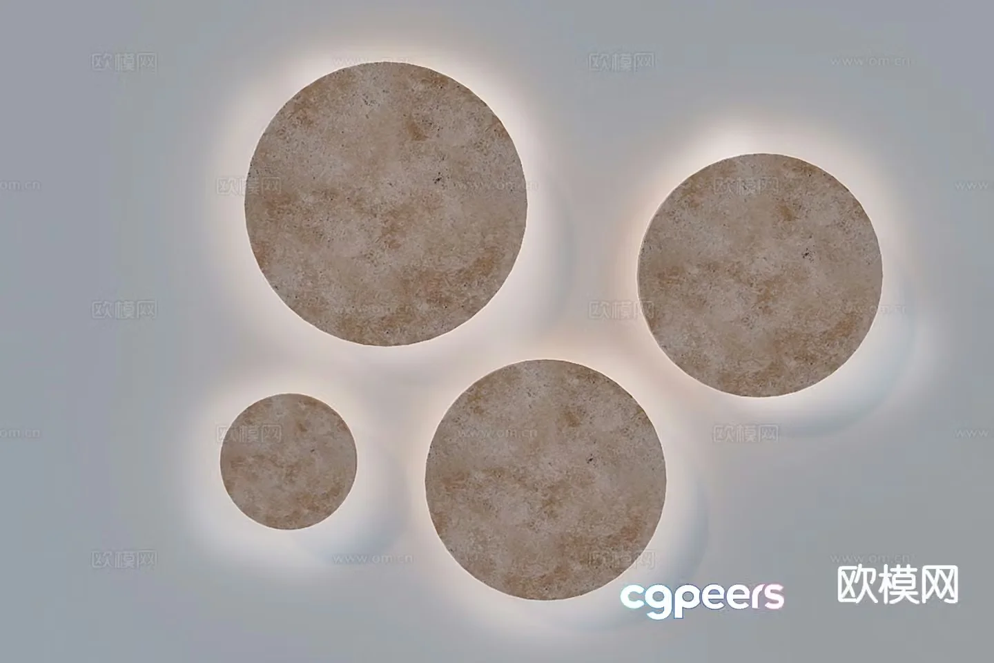 Modern wall light 3d model