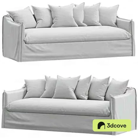 Modern White Sofa