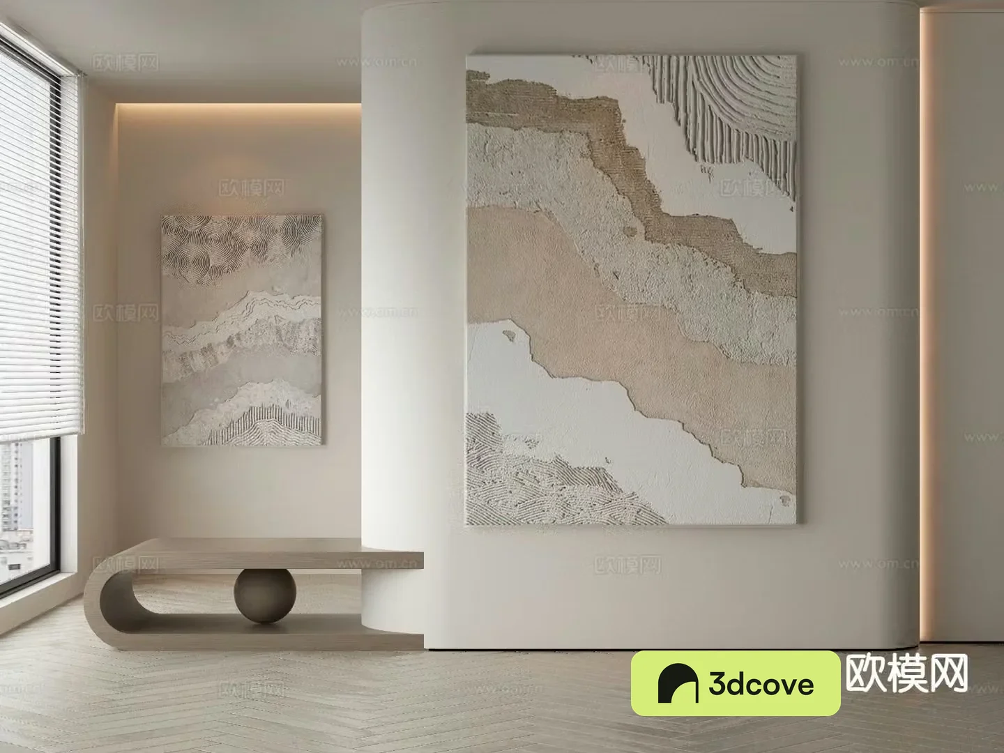 Wabi-sabi painting texture painting decorative painting hanging painting