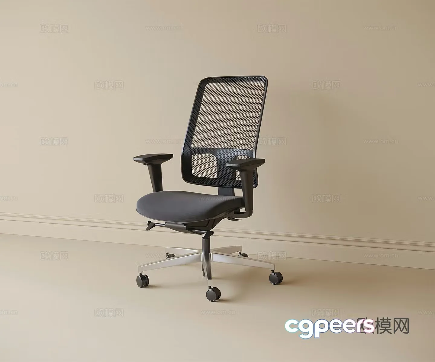 Modern office chair 3d model