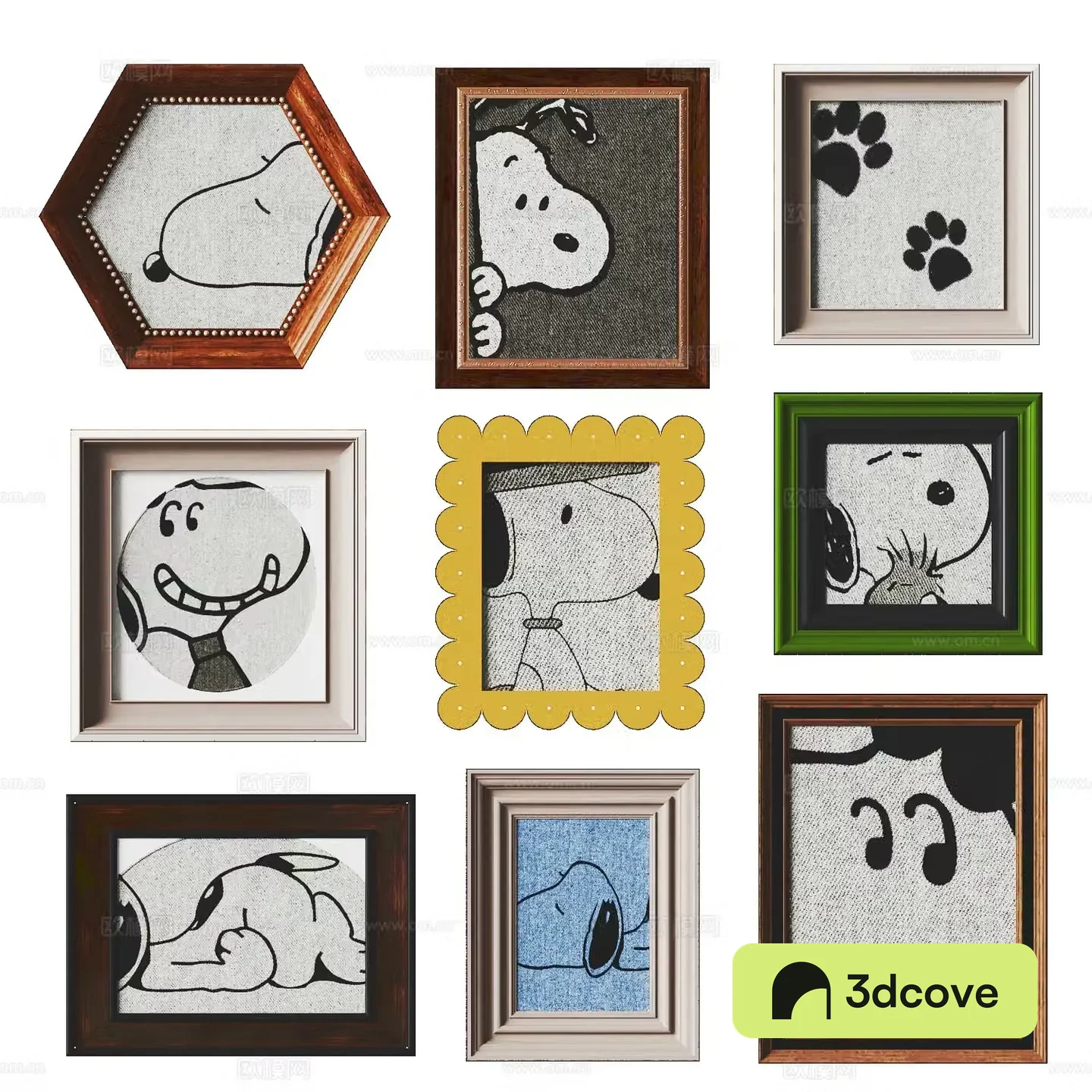 Modern children’s cartoon paintings decorative paintings