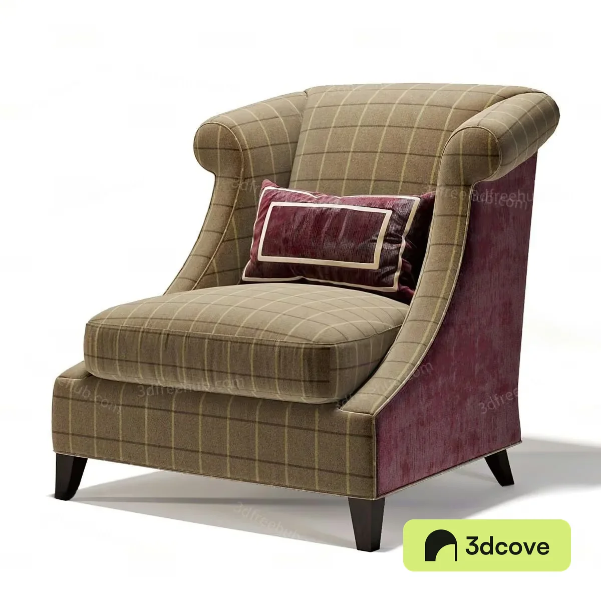 A Plaid Armchair