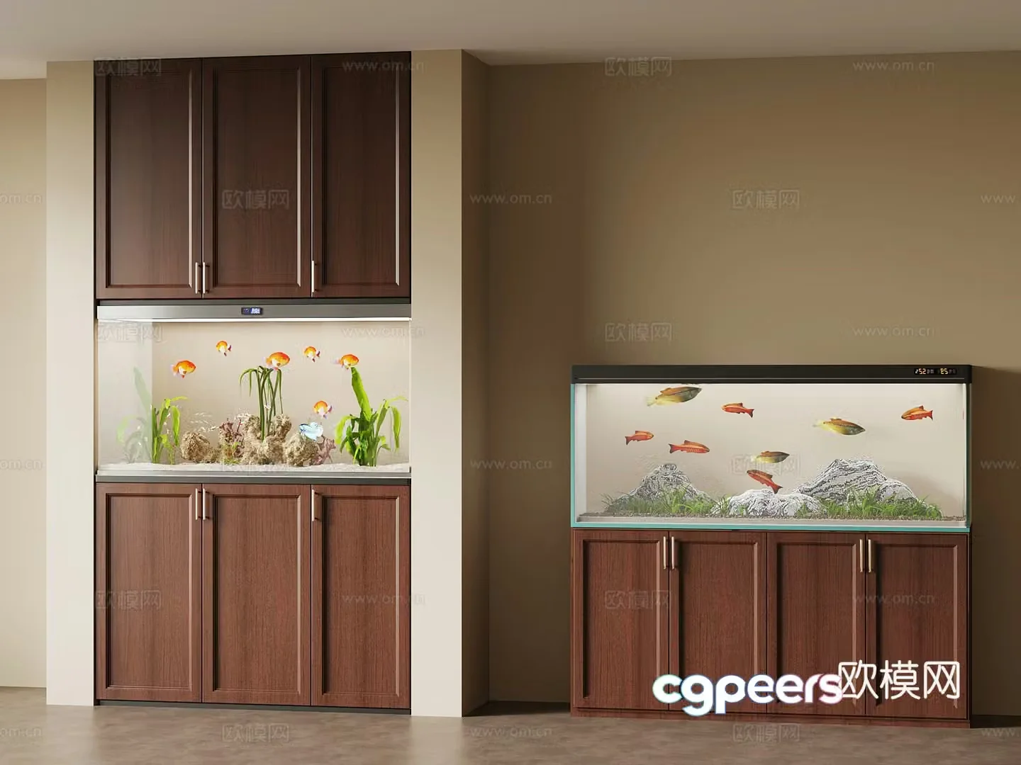 3D model of medieval fish tank