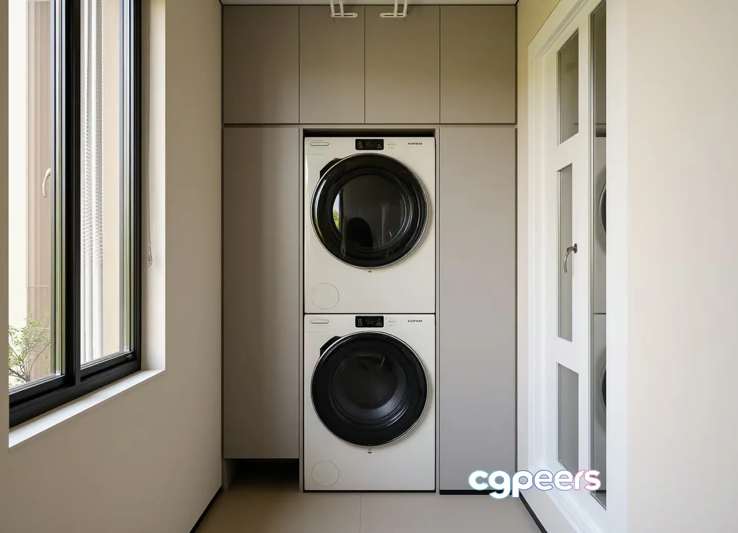 Modern Washing Machines 3D Model – 7912 – VRAY Render