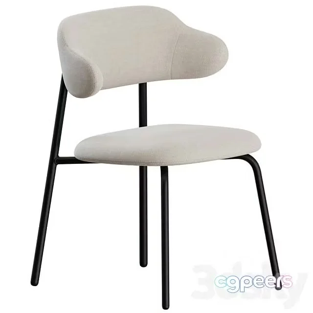 3ds Max Free – Aloa Dining Chair 02 by Artifort