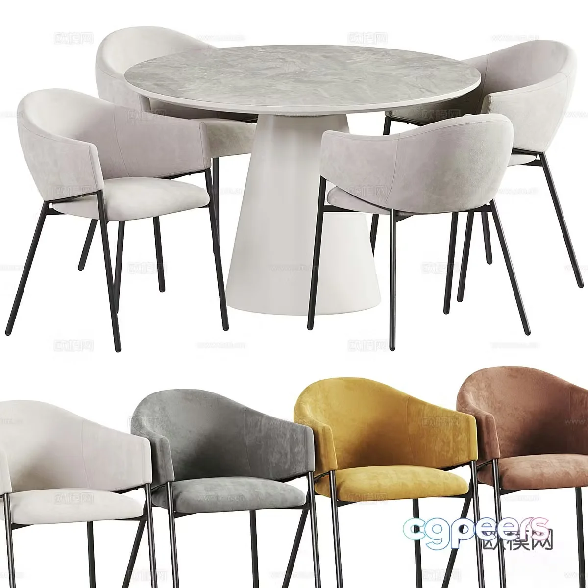Dining chair 3d model