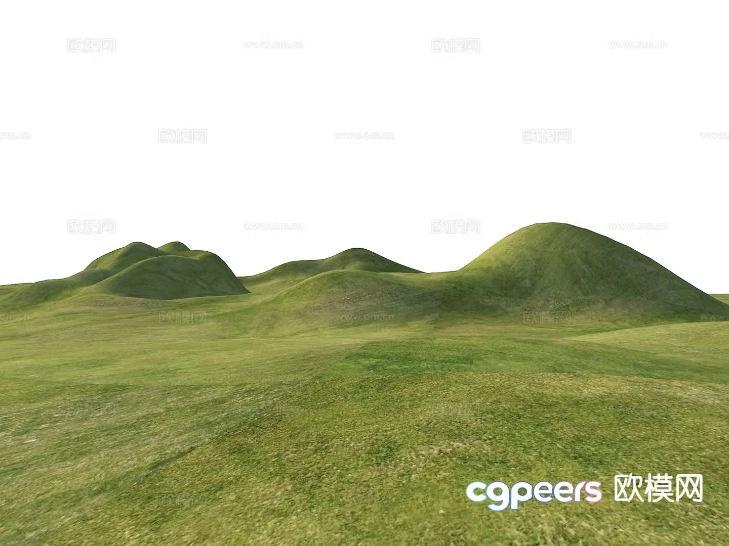 Modern landscape mountains mountain terrain mountain park terrain 3d model