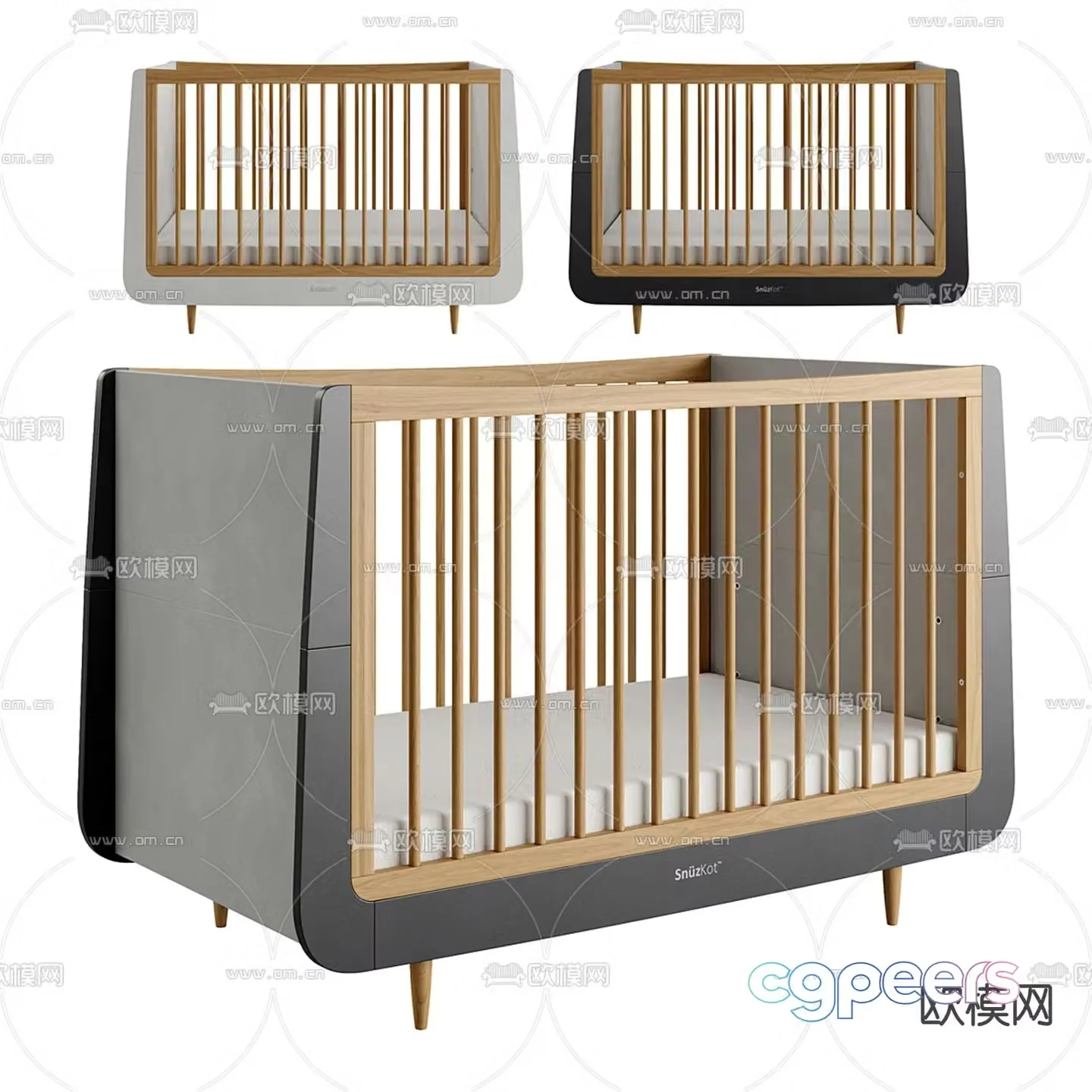 crib 3d model
