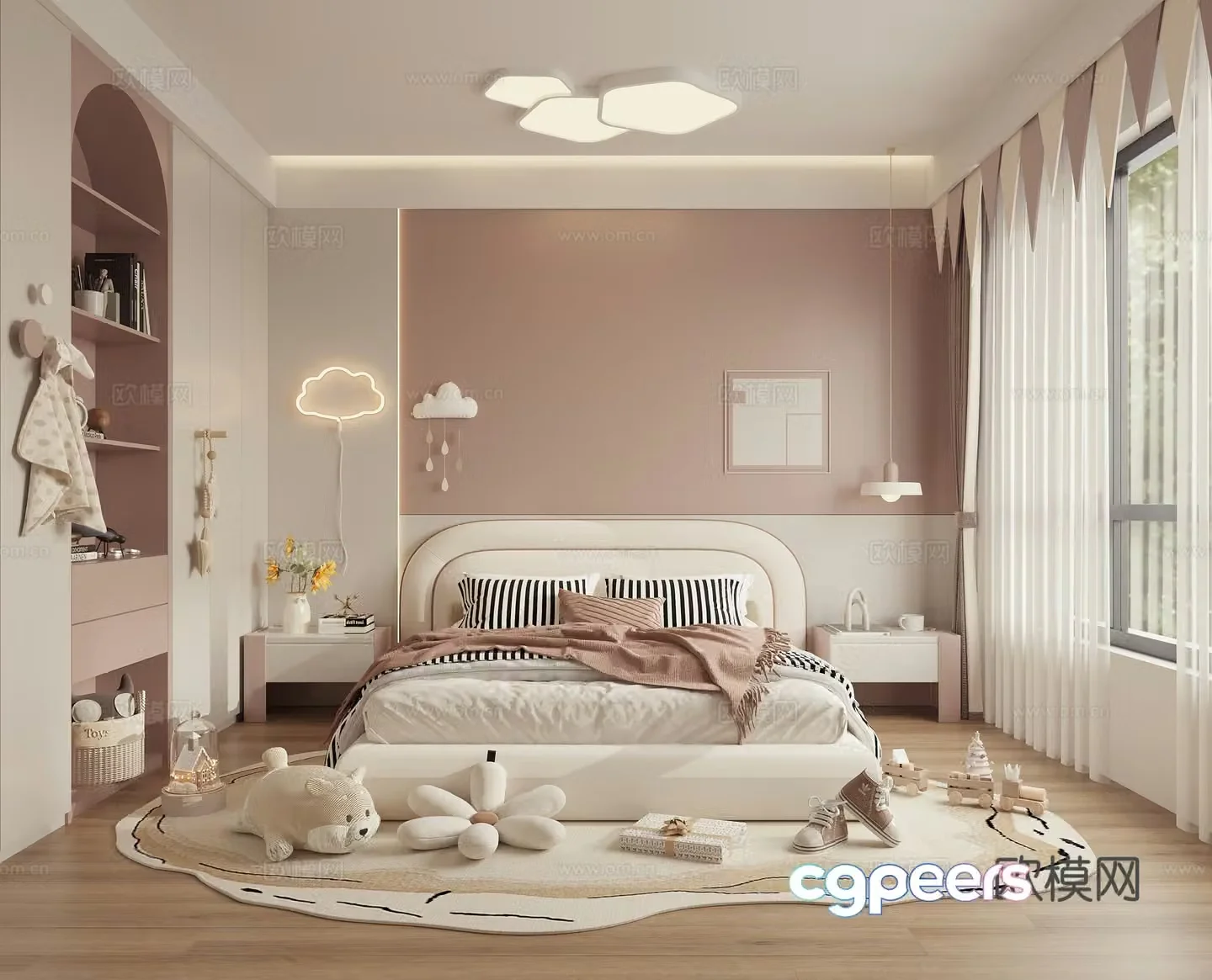 Children’s room daughter’s room 3d model