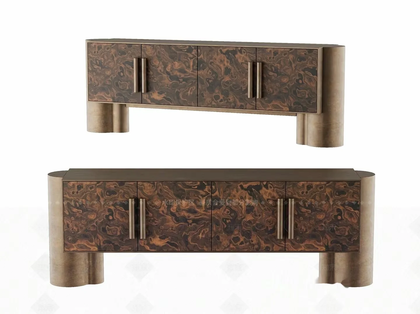 Modern Sideboard Furniture 3D Model – 16842 – VRAY Render