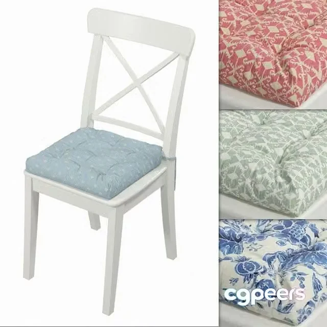 3ds Max Free – Ikea Ingolf’s chair with a pillow (Ornament 02)