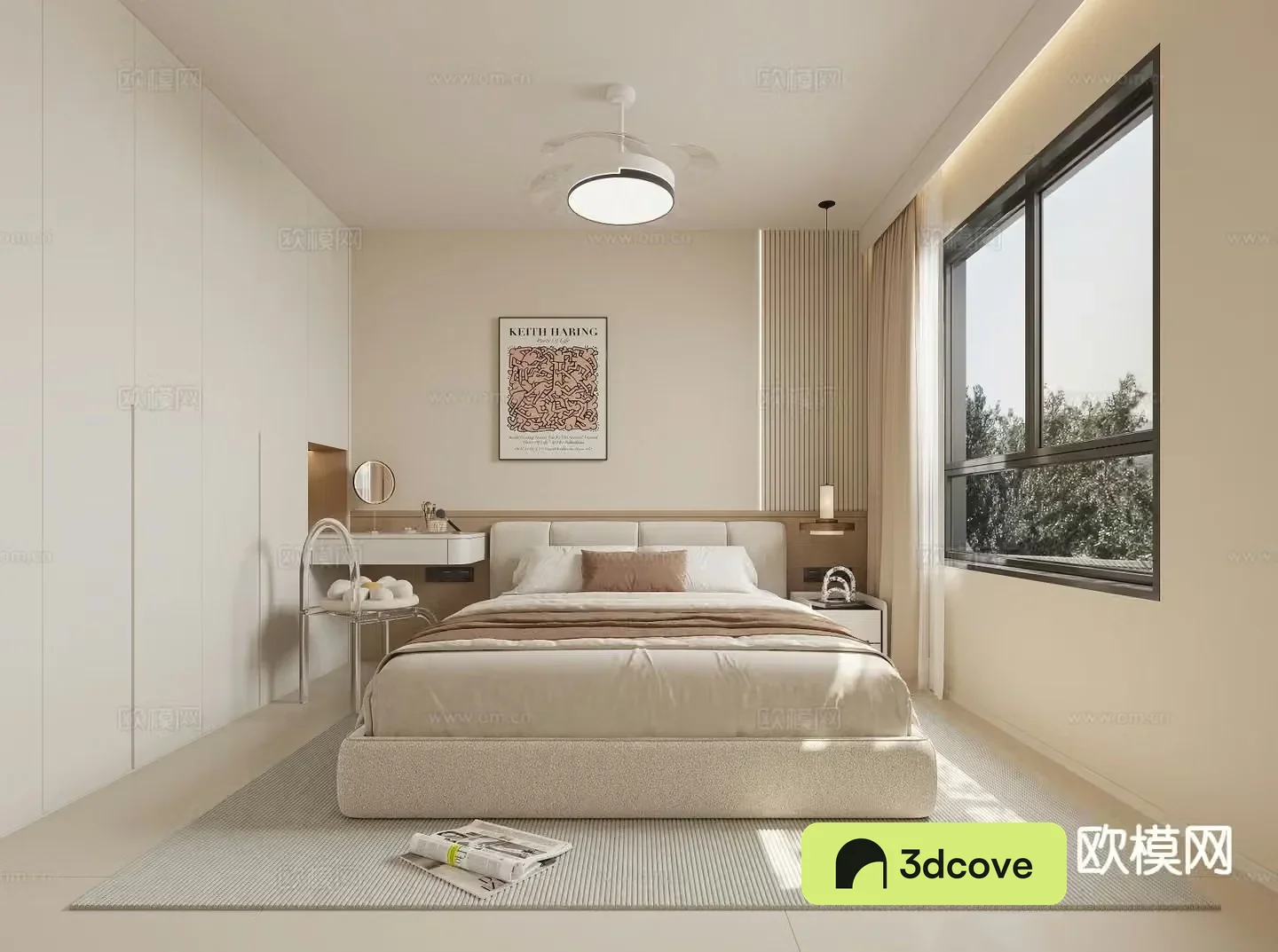 Cream style bedroom second bedroom