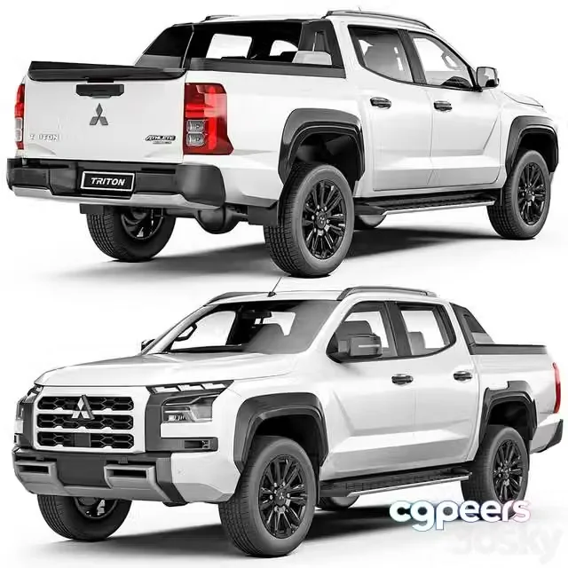 3ds Max Free – Mitsubishi L200 Triton Athlete 2024