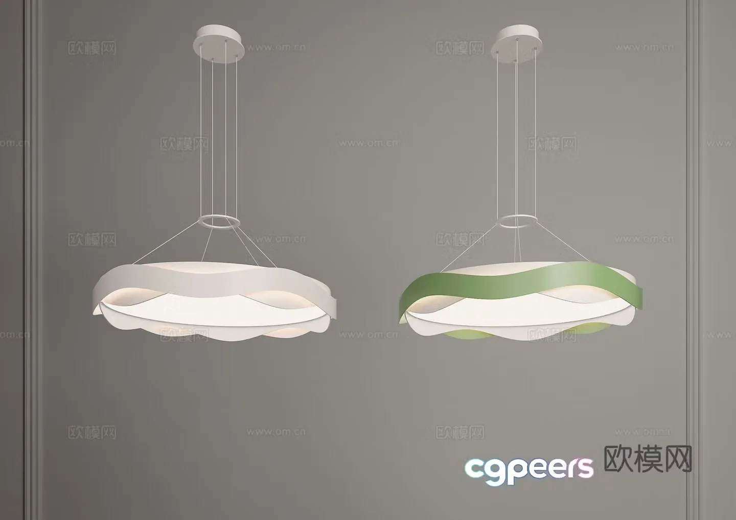 Round chandelier Restaurant chandelier Light luxury chandelier Cream chandelier French chandelier Large chandelier 3D model