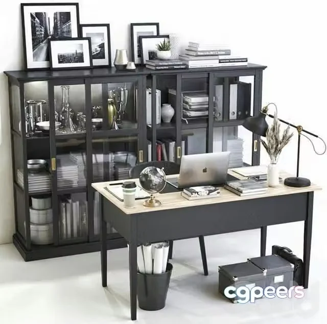 3ds Max Free – IKEA office workplace 43