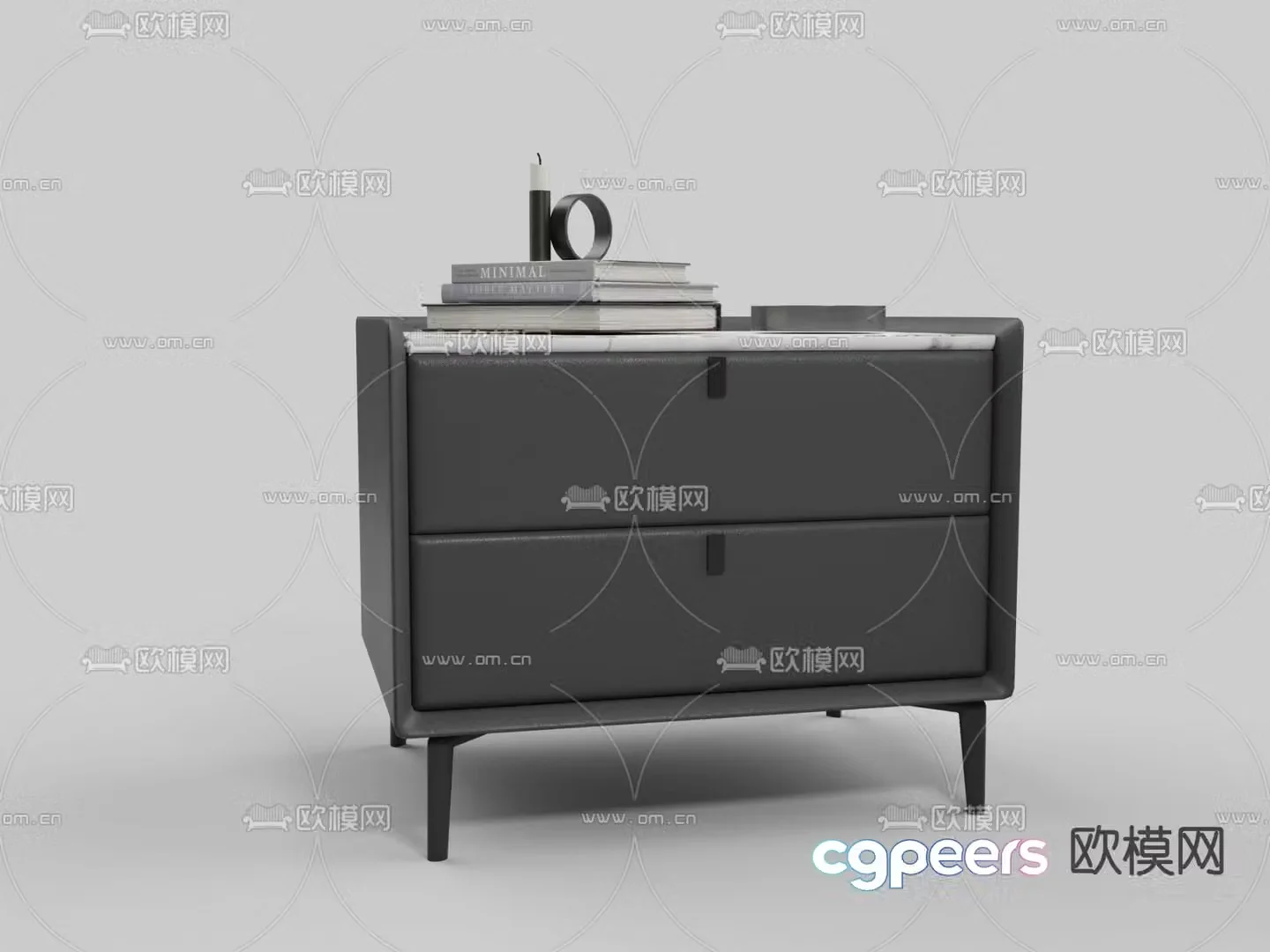 bedside table 3d model