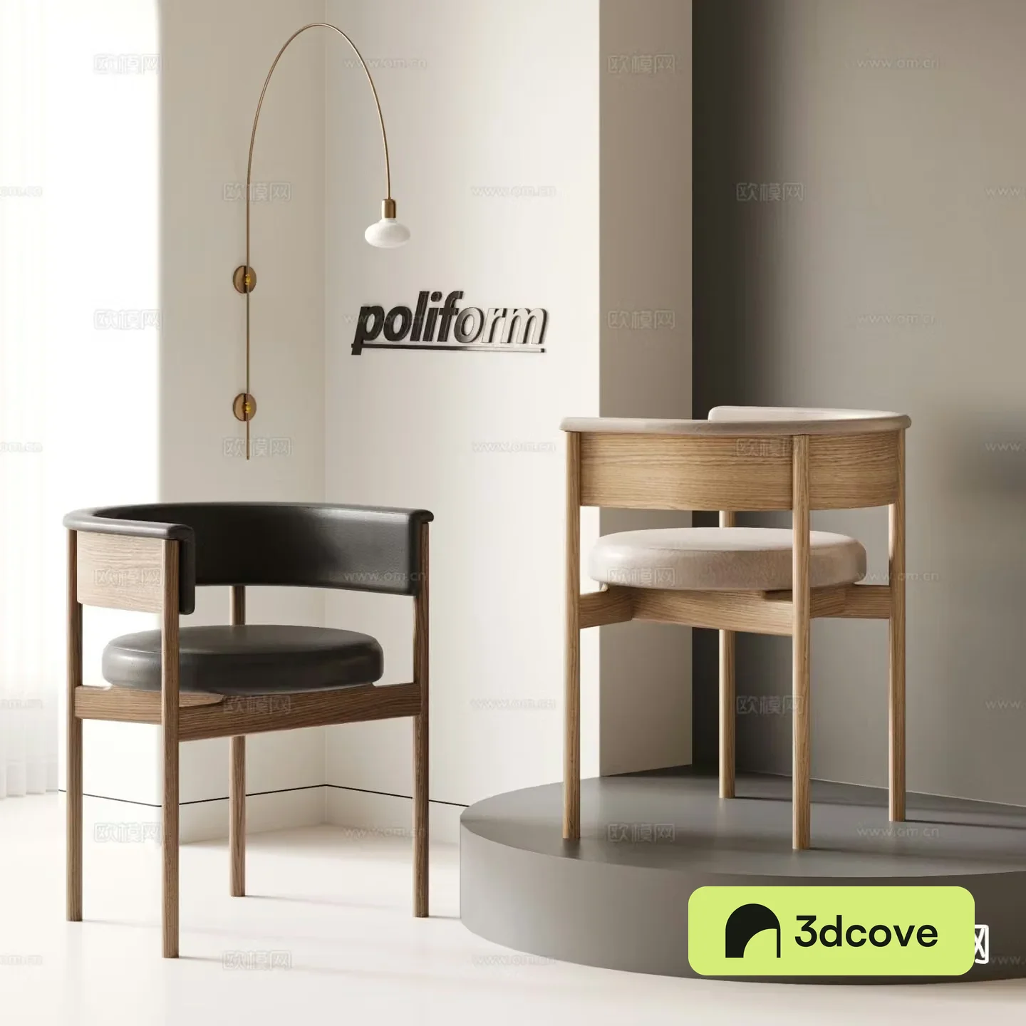 Medieval style chair single chair