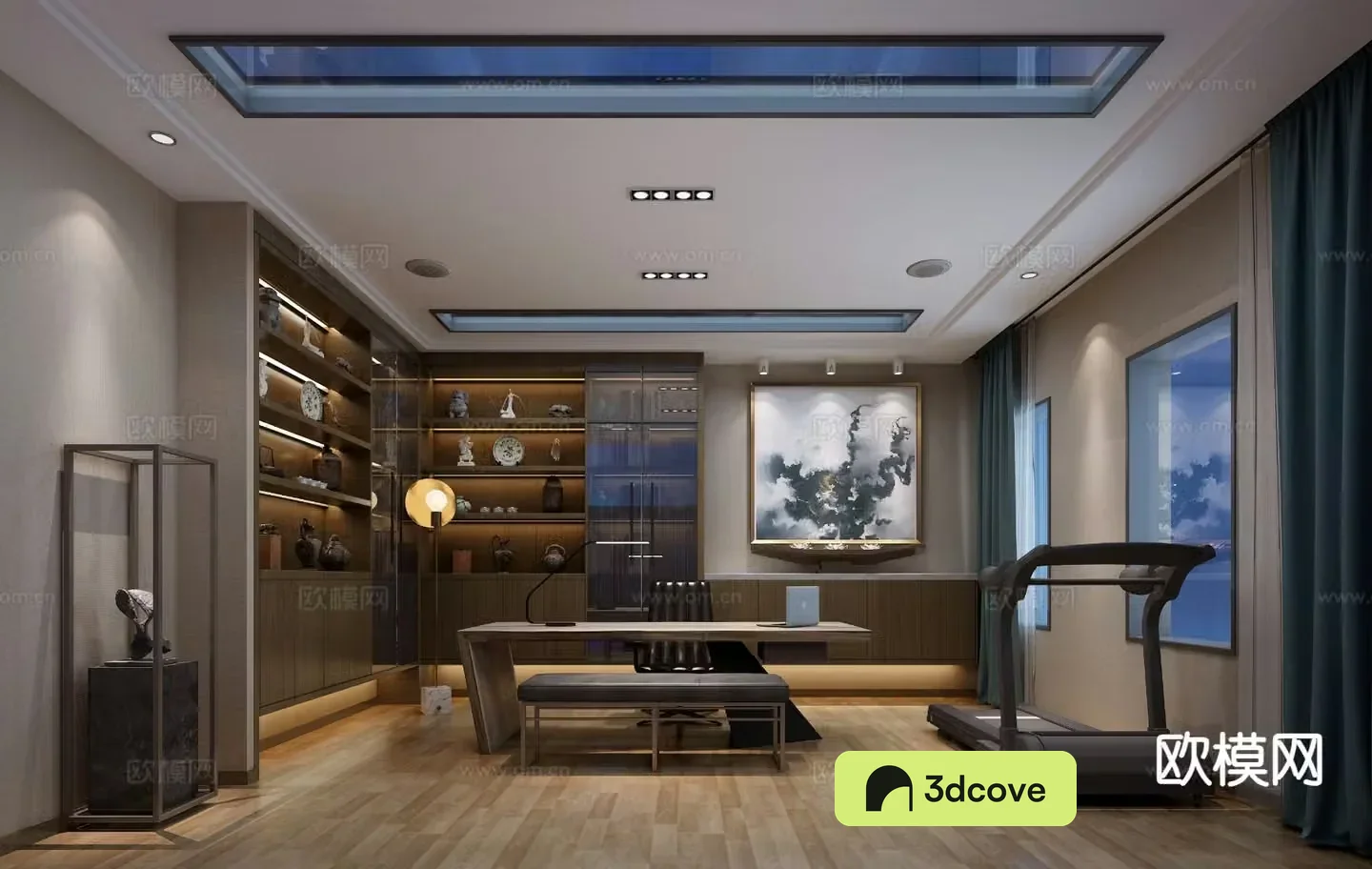 New Chinese style study