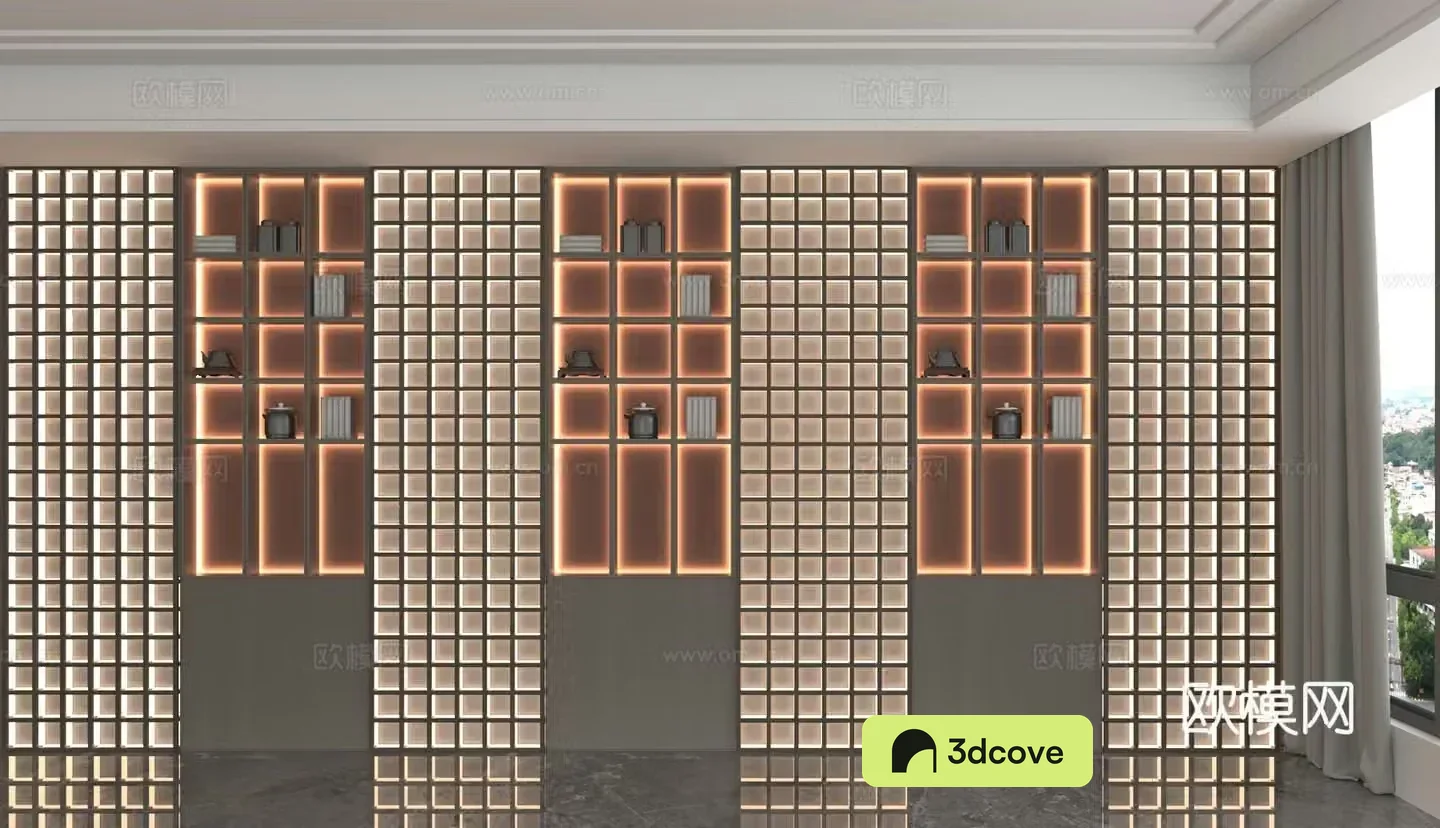 Modern background wall