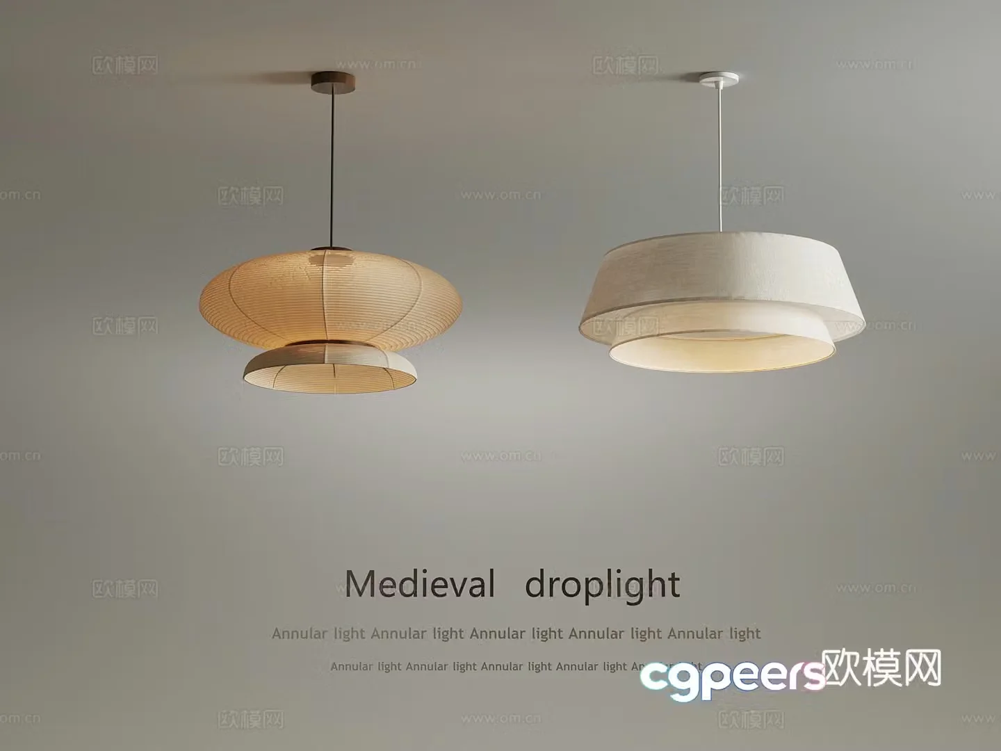 Chandelier Middle style chandelier 3d model