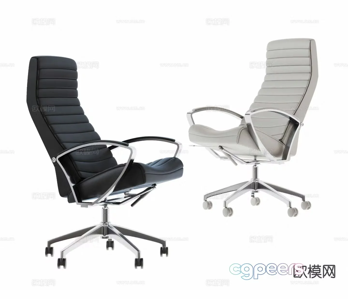 Modern office chair swivel chair 3d model