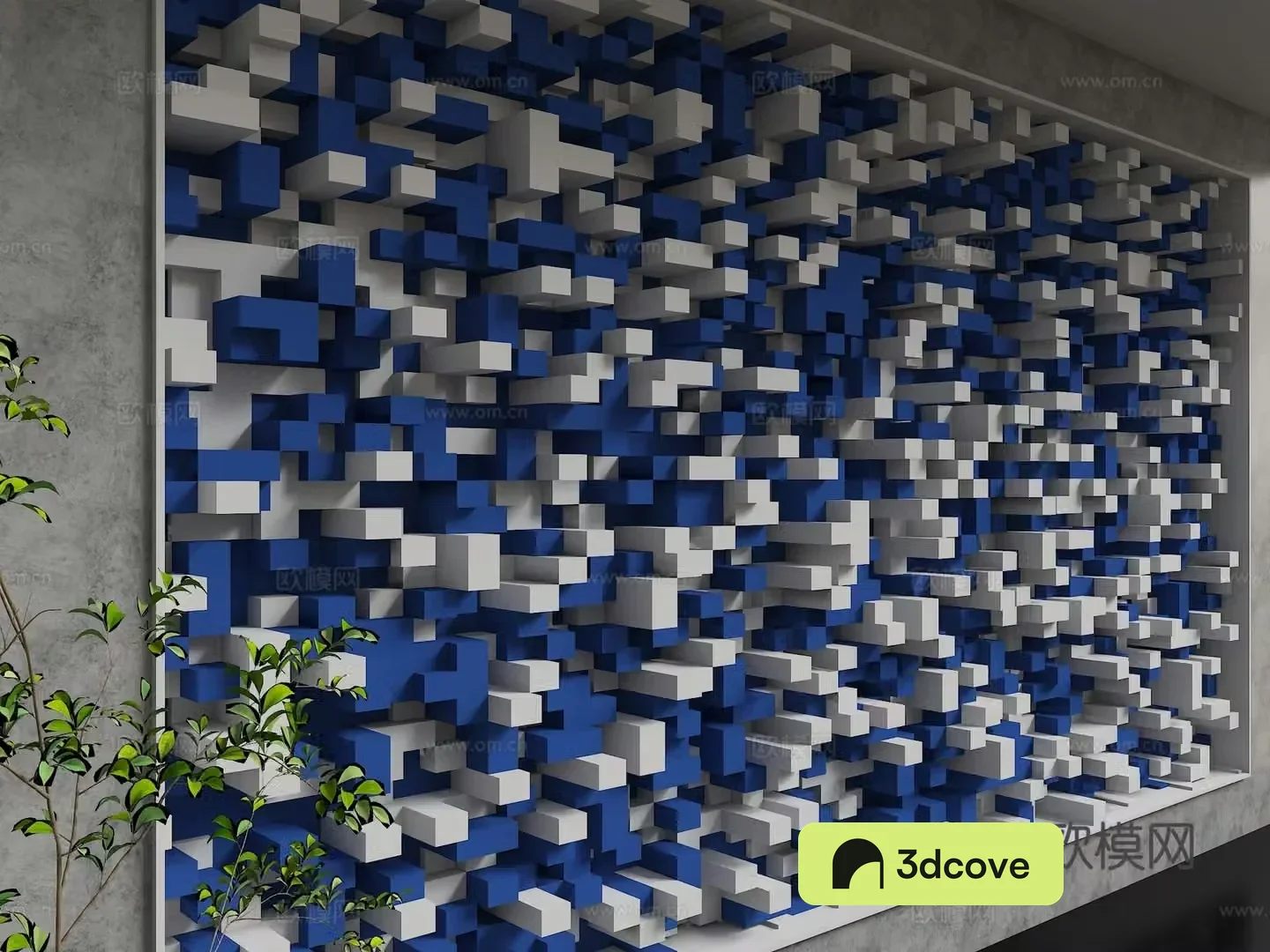 Modern background wall