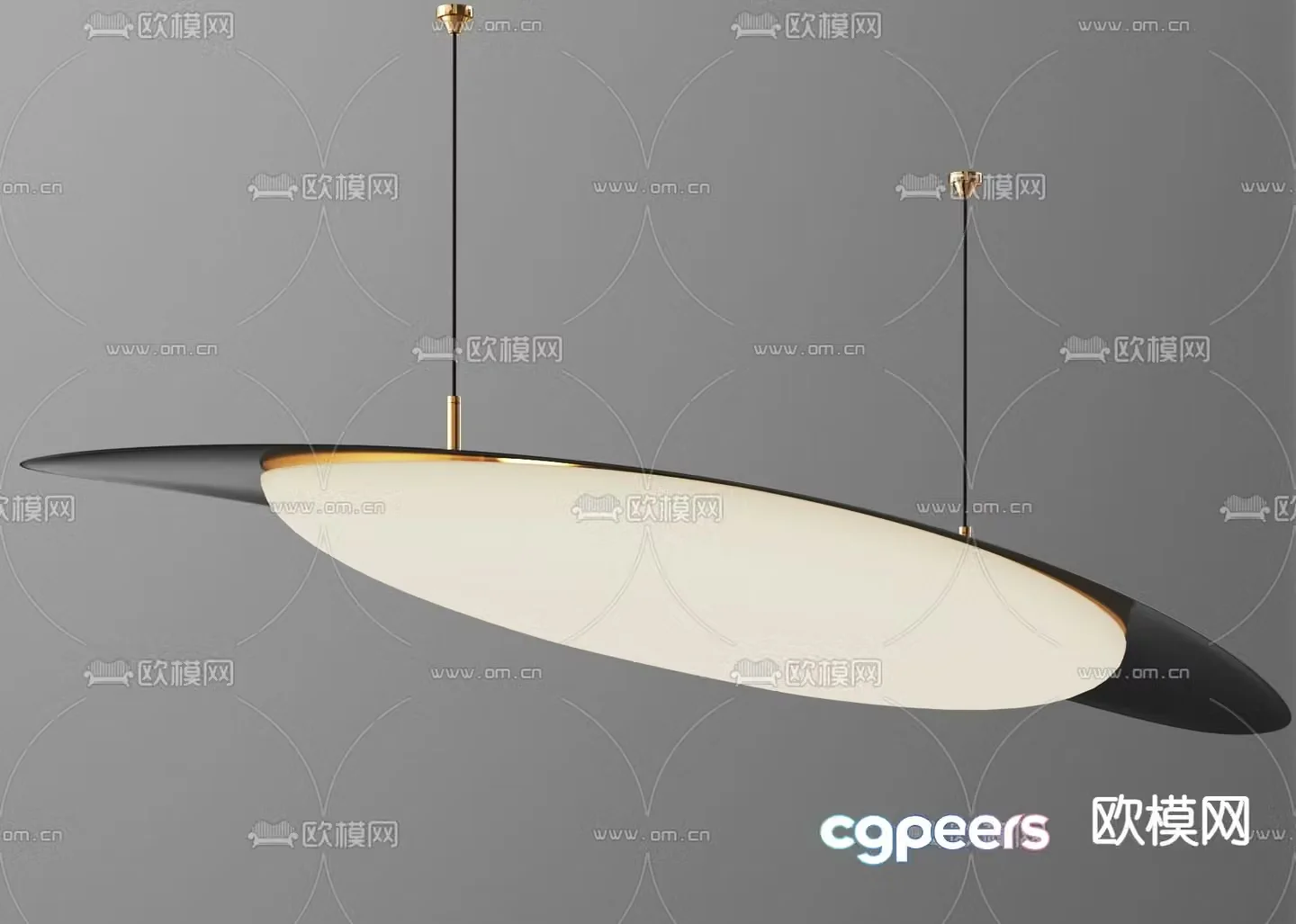 Simple chandelier 3d model