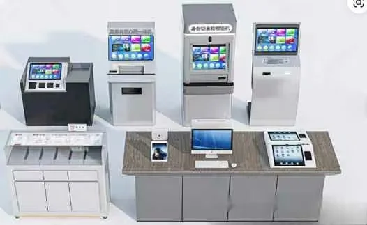 Office Workstations 3D Model – 6700 – VRAY Render