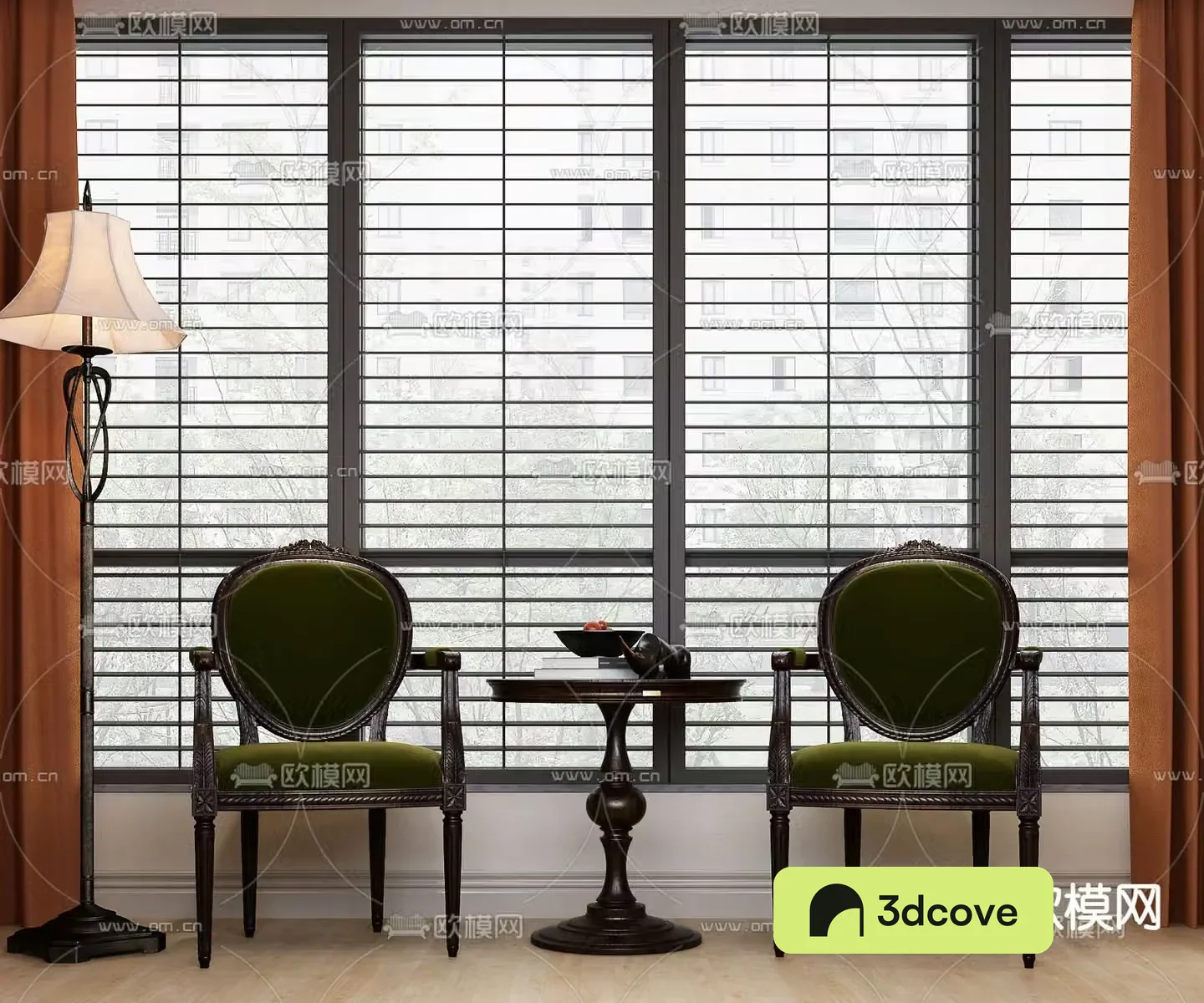 French leisure chair single chair sofa chair