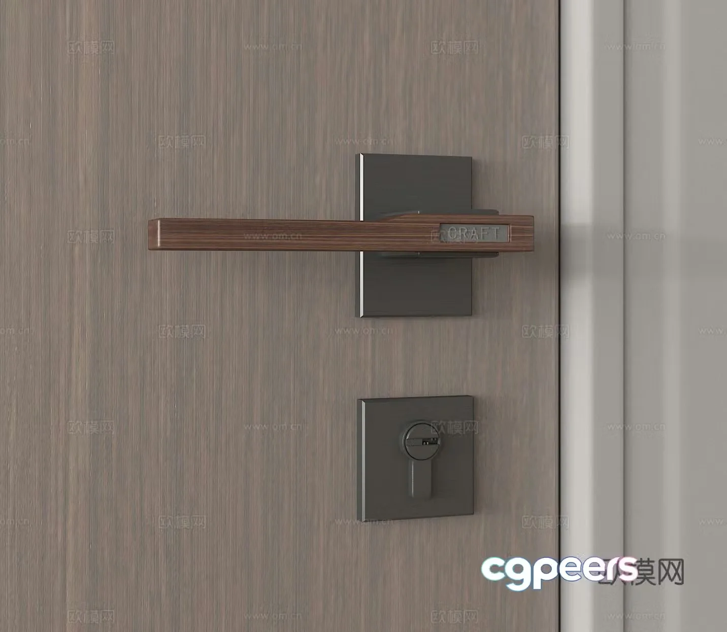 Door handle Door lock Door handle 3D model
