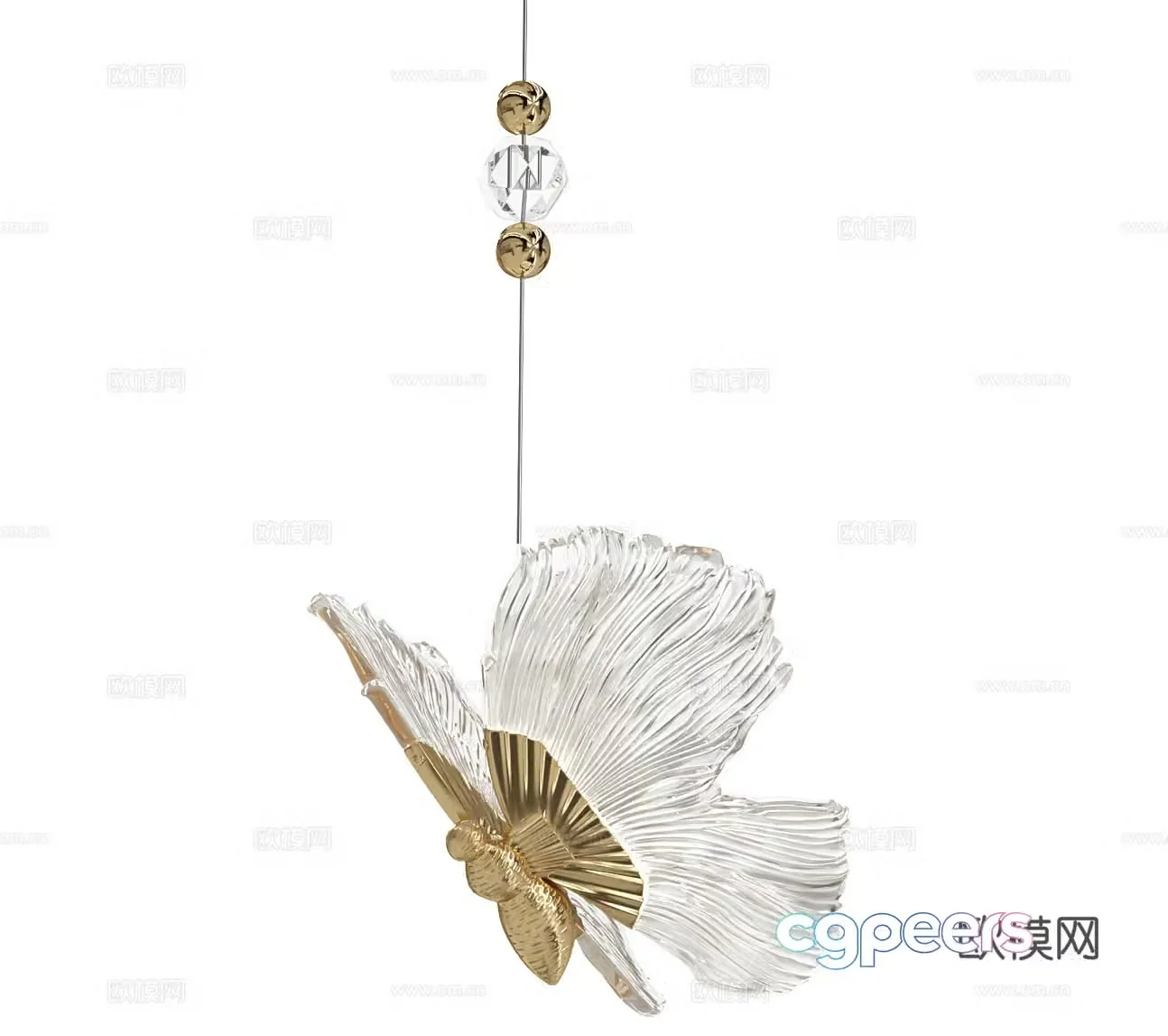 Light luxury chandeliers art chandeliers modeling chandeliers wing chandeliers restaurant chandeliers bar chandeliers 3D model