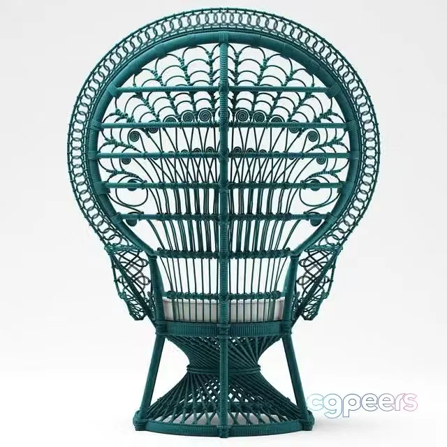 3ds Max Free – Peacock New In Armchair Black
