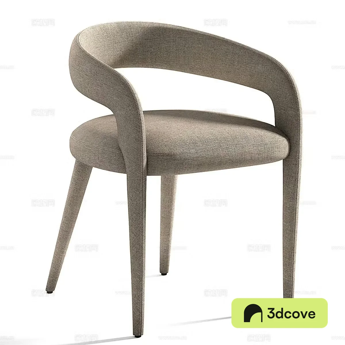 New Chinese style fabric chair leisure chair
