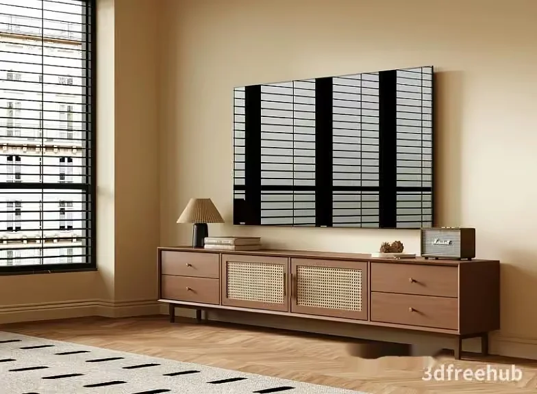 Modern Living Room 3D Model – 22228 – VRAY Render