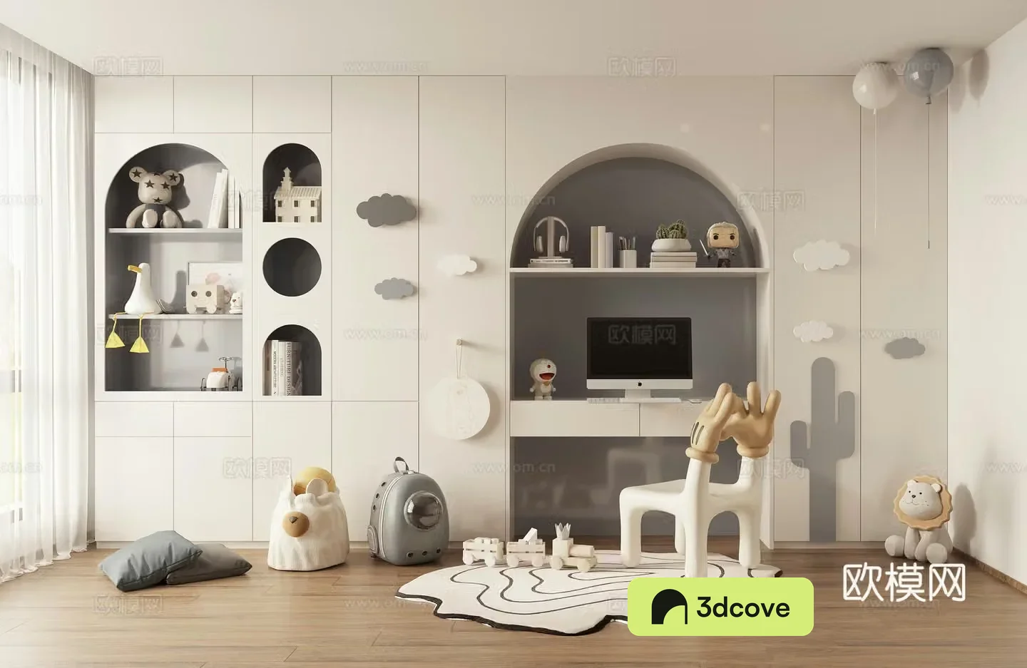 Children’s study bookcase