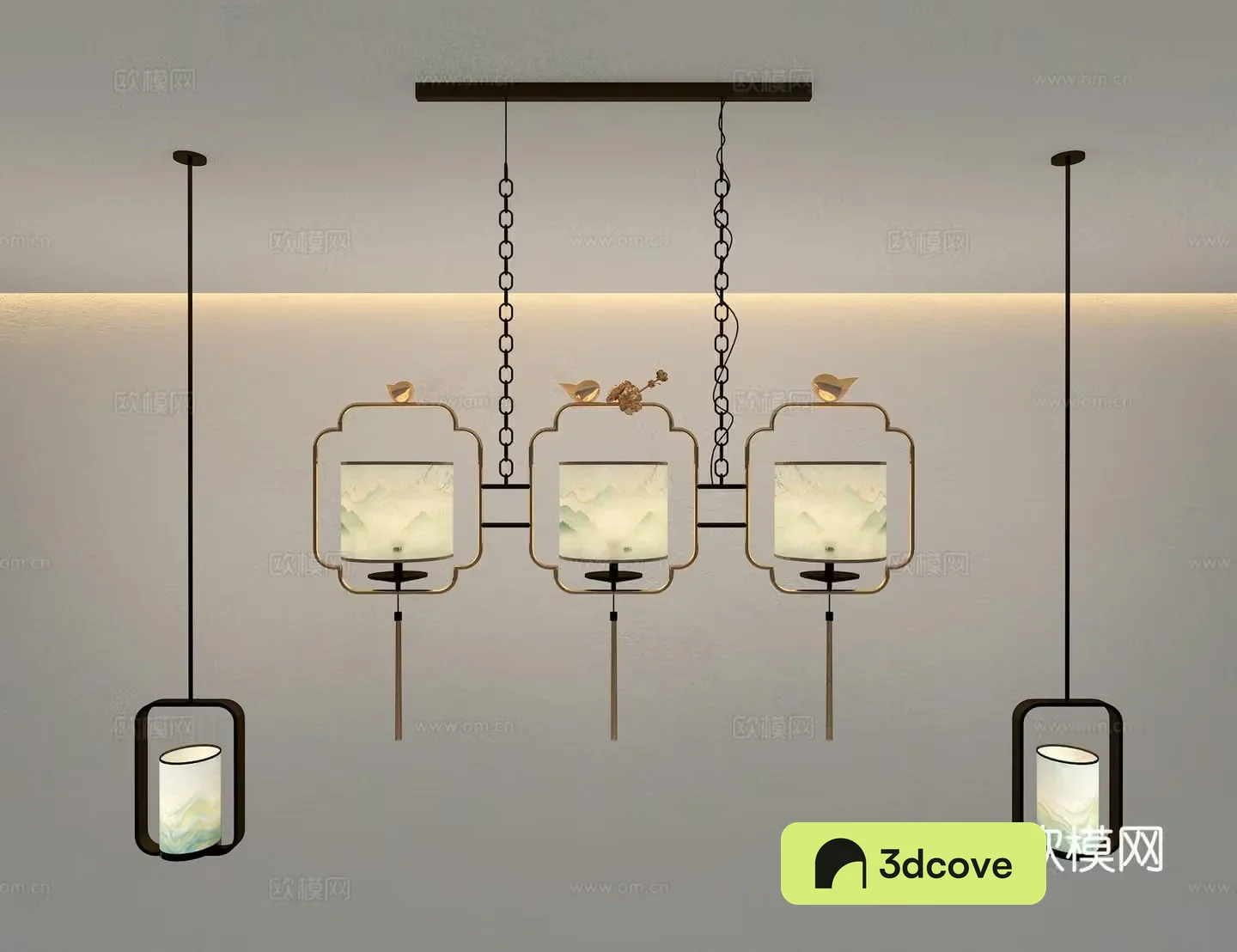 Art chandelier