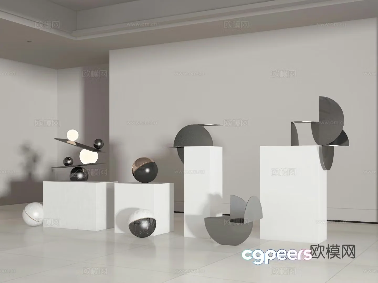 Sculpture ornaments 3D model