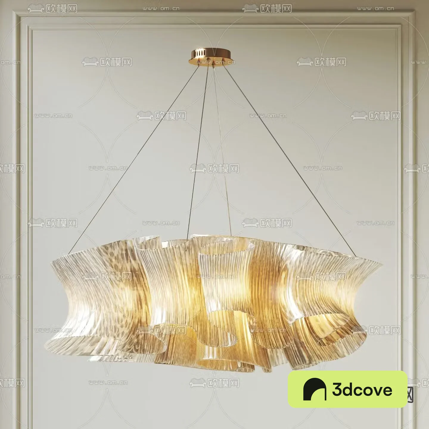 New Chinese style gauze chandelier art chandelier