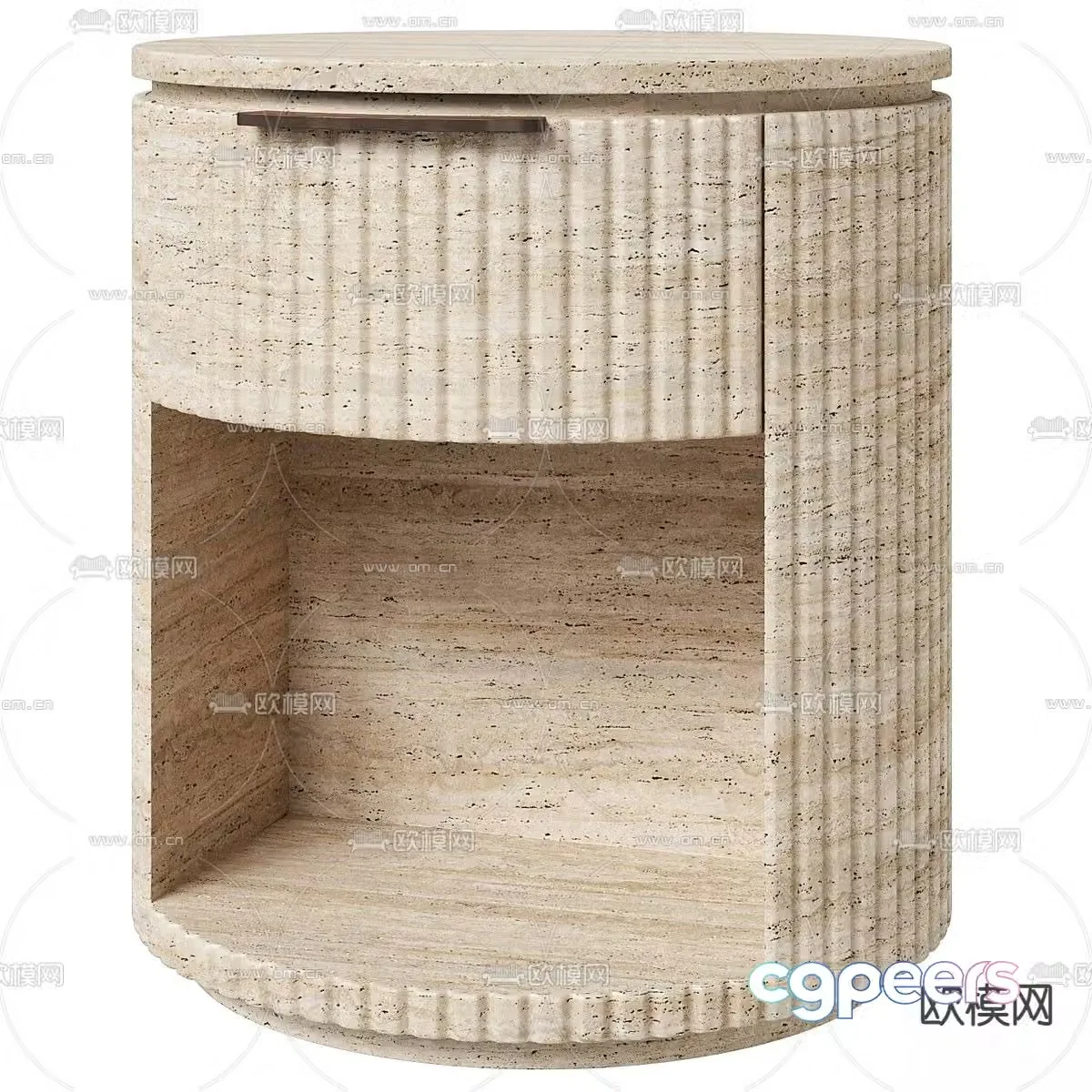 Restoration Hardware bedside table 3d model