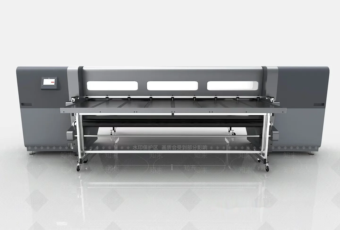 A Large Gray Printer 3D Model – 14972 – VRAY Render