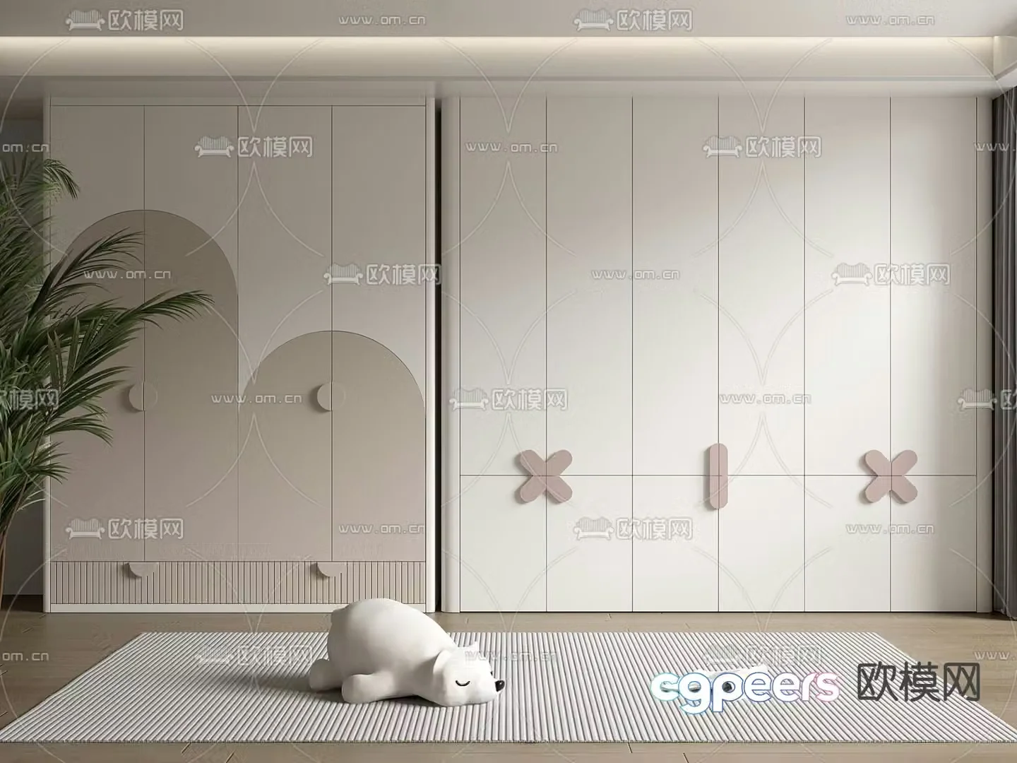 Children’s wardrobe 3d model
