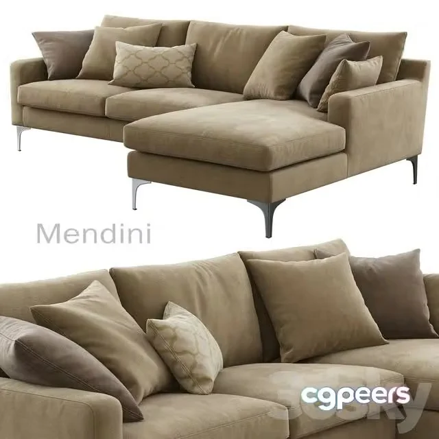 3ds Max Free – Made Mendini (Corner Sofa)
